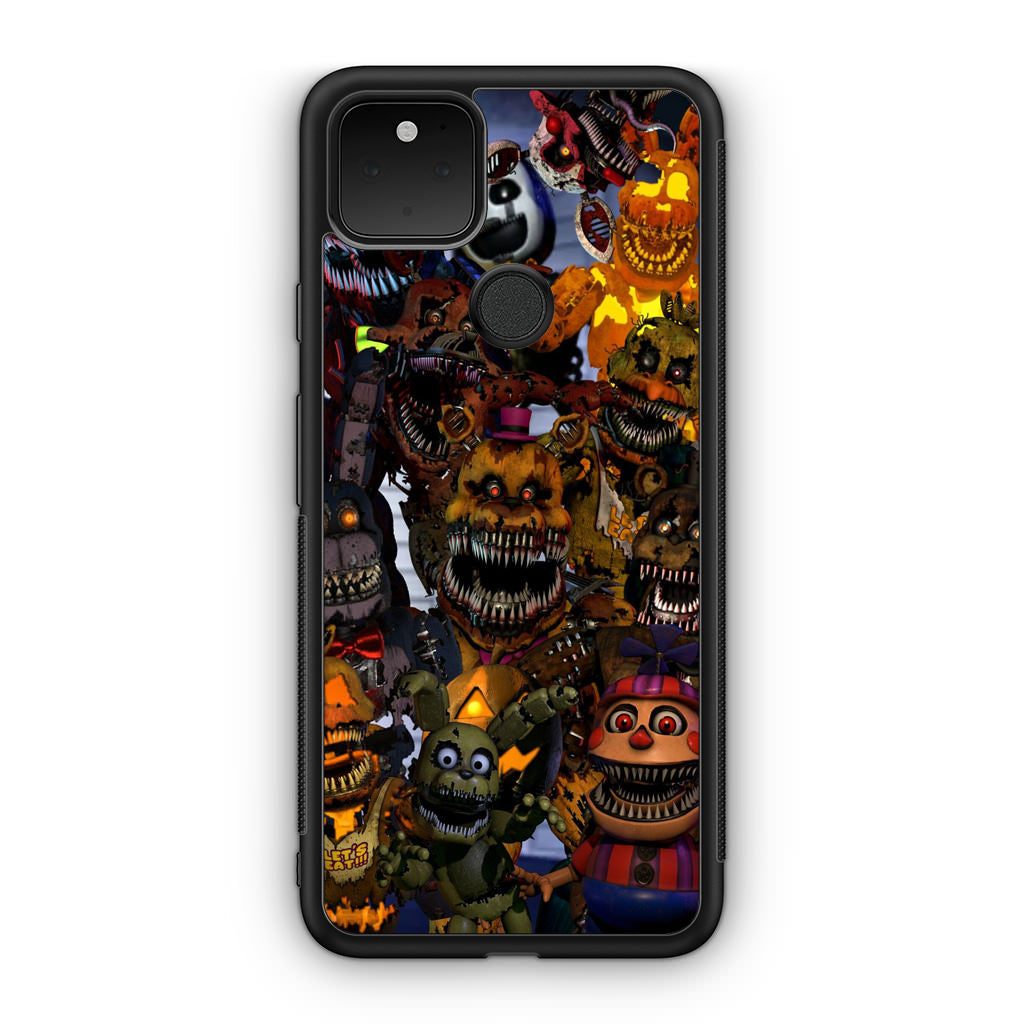 Five Nights at Freddy's Scary Characters Google Pixel 5a Case