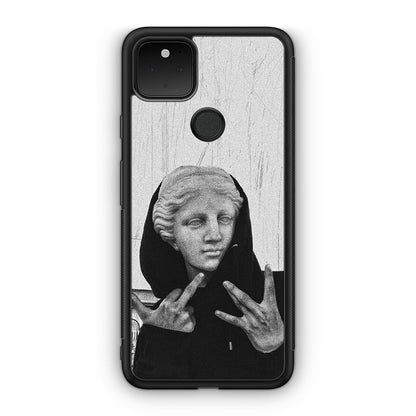 Greek Statue Wearing Hoodie Google Pixel 5 Case