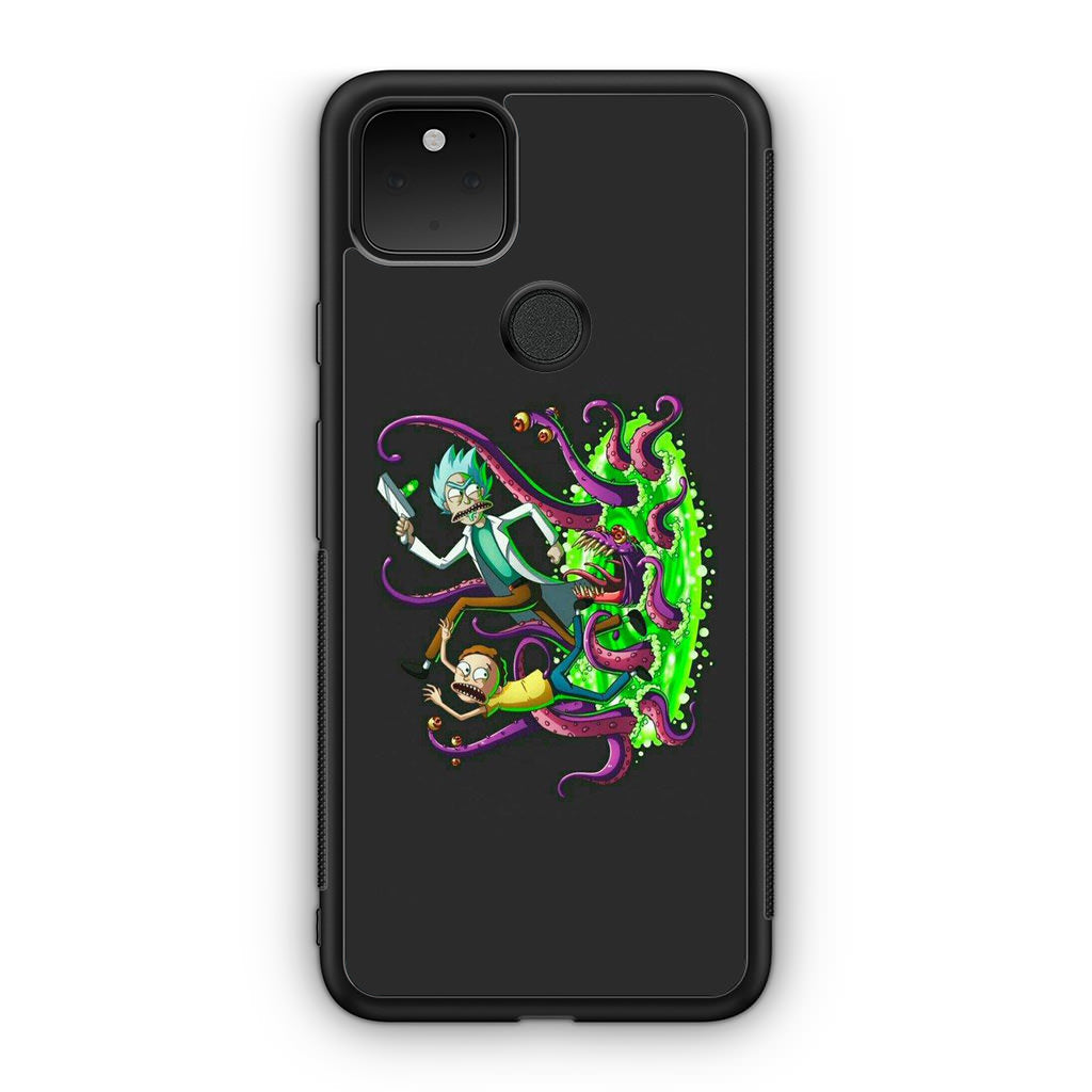 Rick And Morty Pass Through The Portal Google Pixel 5a Case