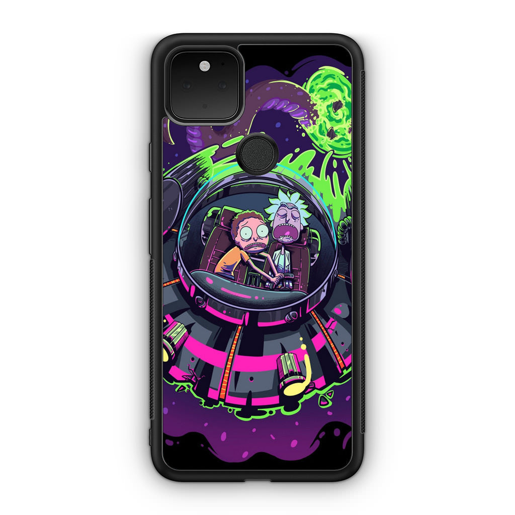 Rick And Morty Spaceship Google Pixel 5a Case