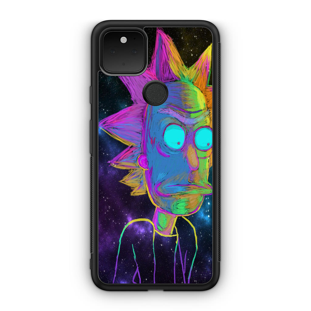 Rick Colorful Crayon Space Google Pixel 5 Case