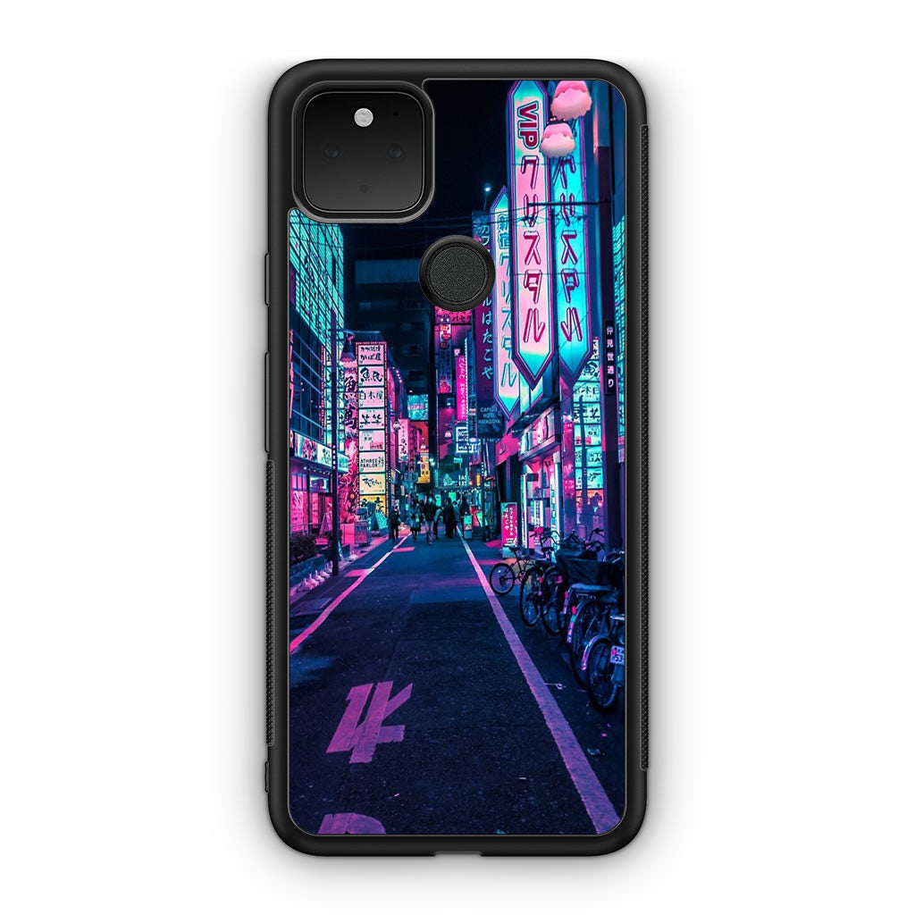 Tokyo Street Wonderful Neon Google Pixel 5a Case