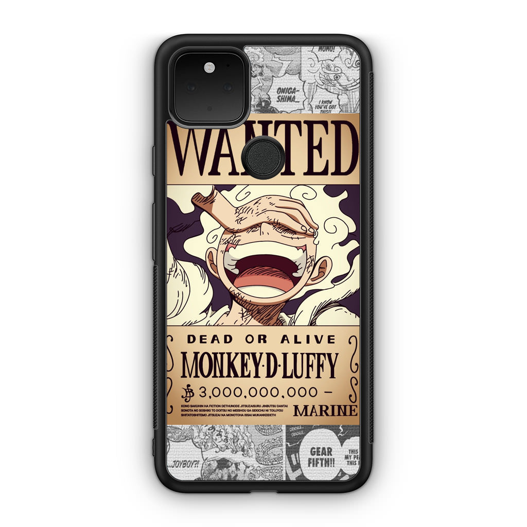 Gear 5 Wanted Poster Google Pixel 5a Case