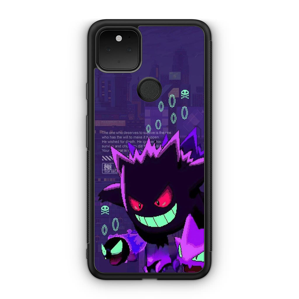 Gengar Pixel Art Google Pixel 5 Case