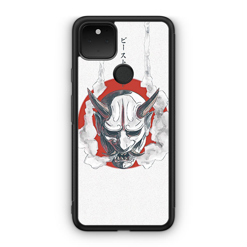 Japanese Oni Mask Google Pixel 5a Case