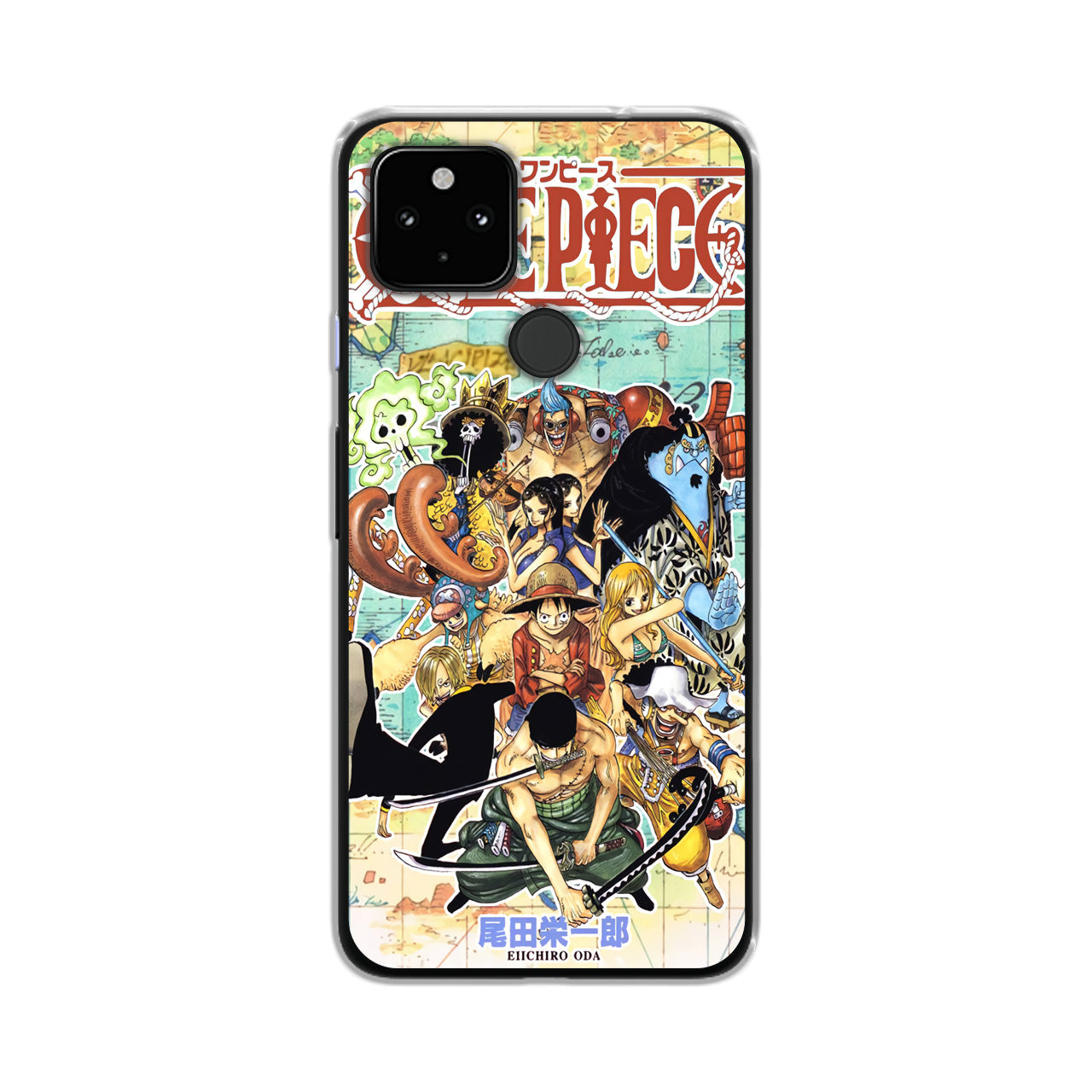 One Piece Comic Straw Hat Pirate Google Pixel 5 Case