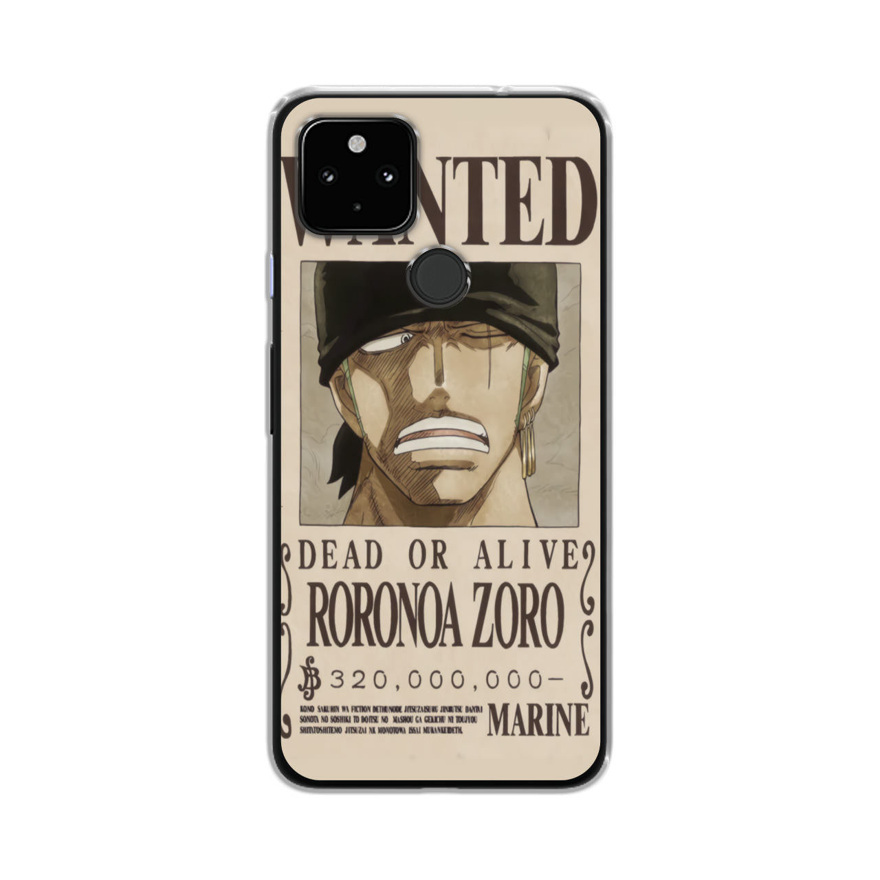 Roronoa Zoro Bounty Google Pixel 5 Case