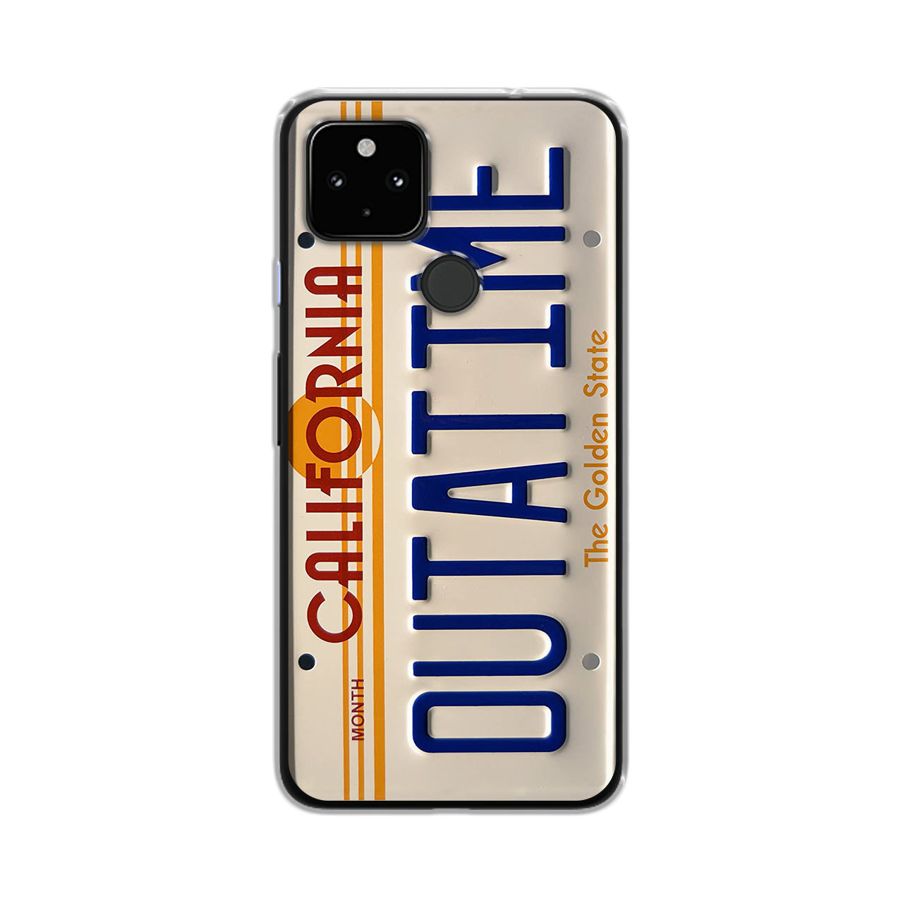 Back to the Future License Plate Outatime Google Pixel 5 Case