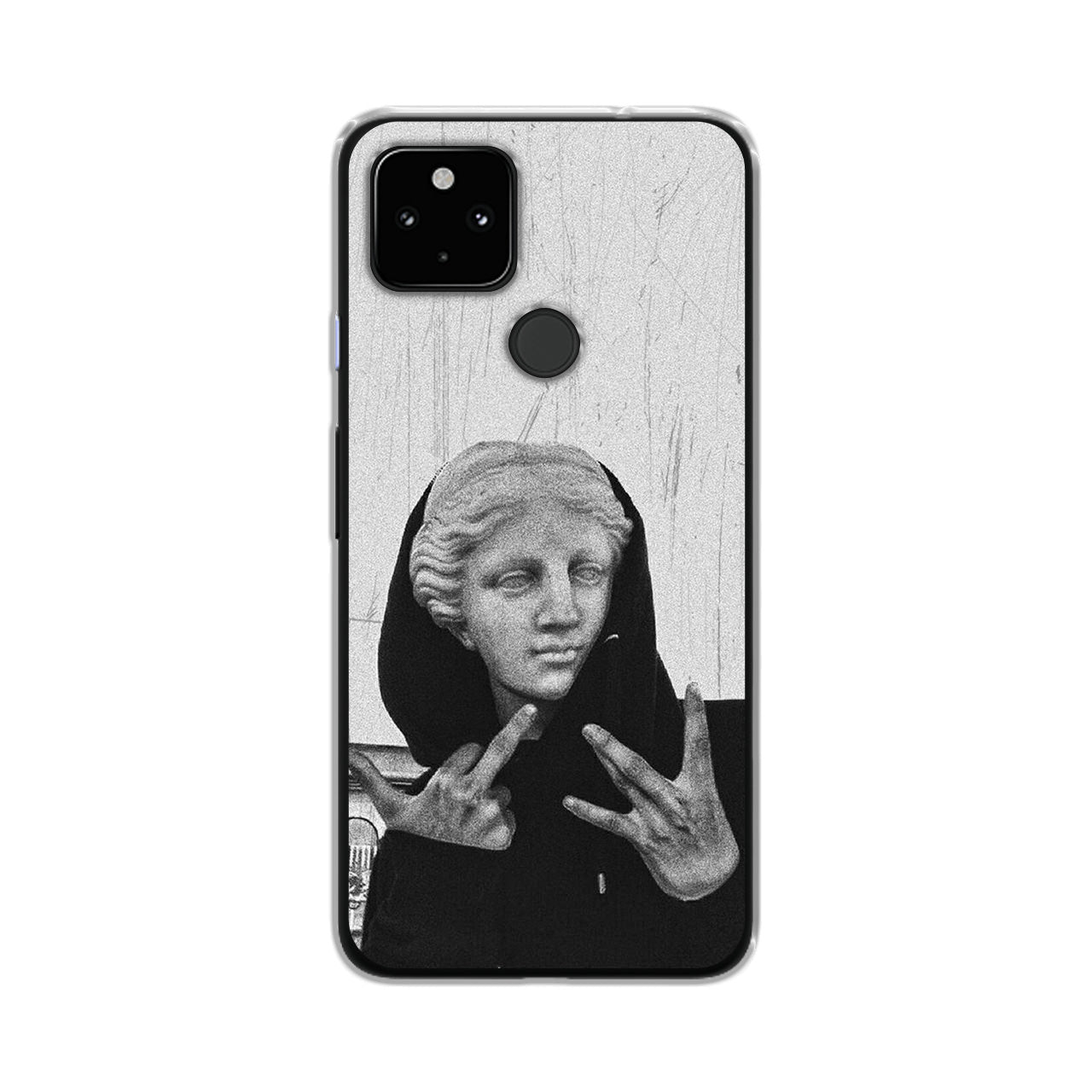 Greek Statue Wearing Hoodie Google Pixel 5 Case