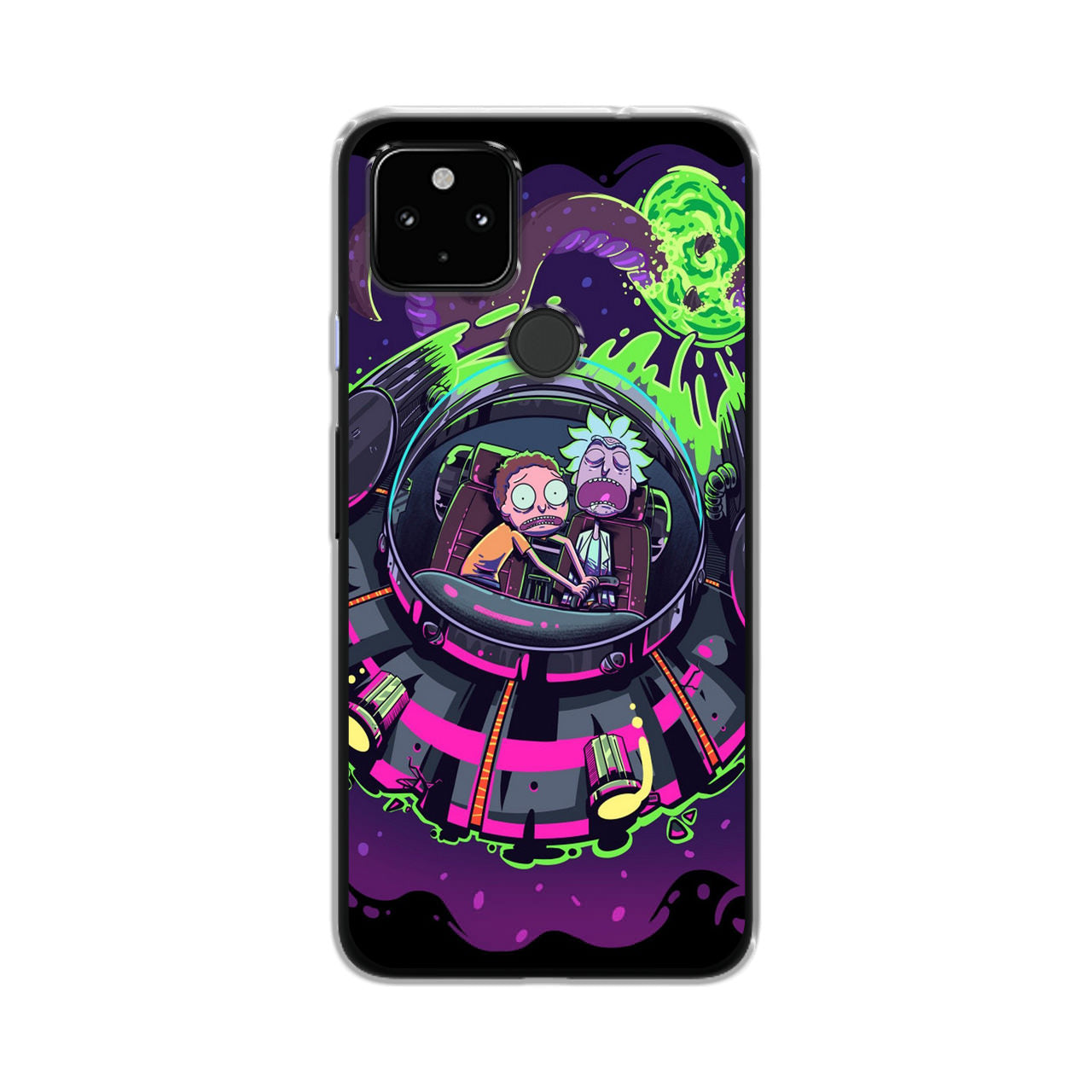 Rick And Morty Spaceship Google Pixel 5 Case