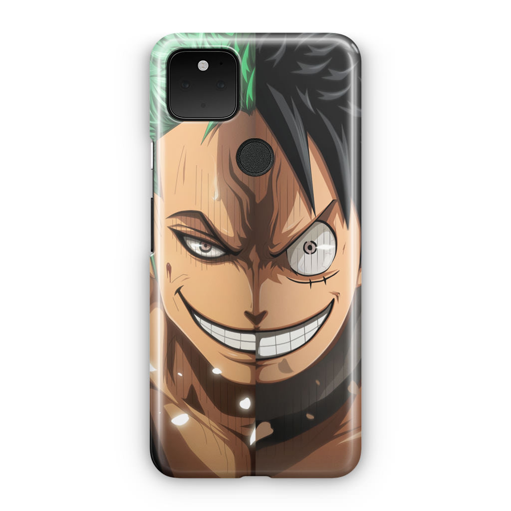 Luffy And Zoro Half Smile Google Pixel 5 Case