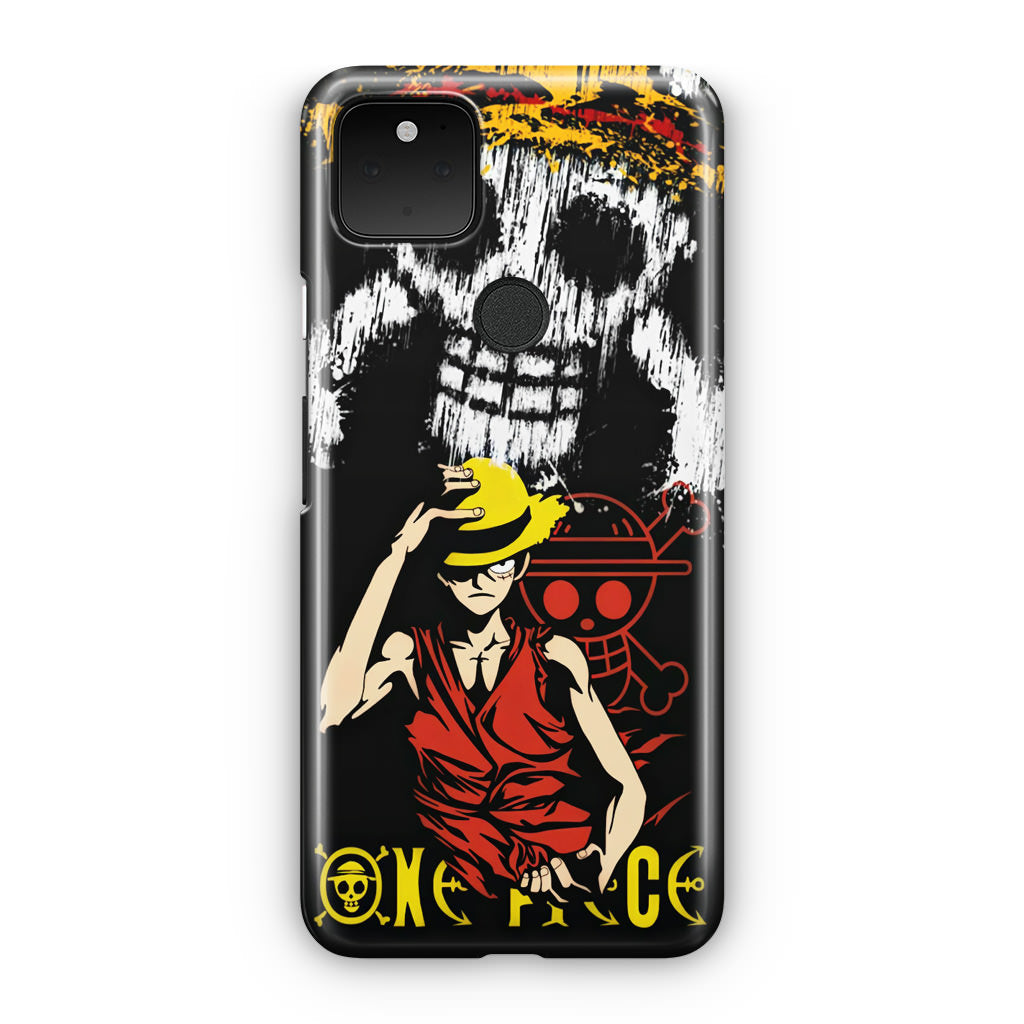 Monkey D Luffy Paint Art Google Pixel 5 Case