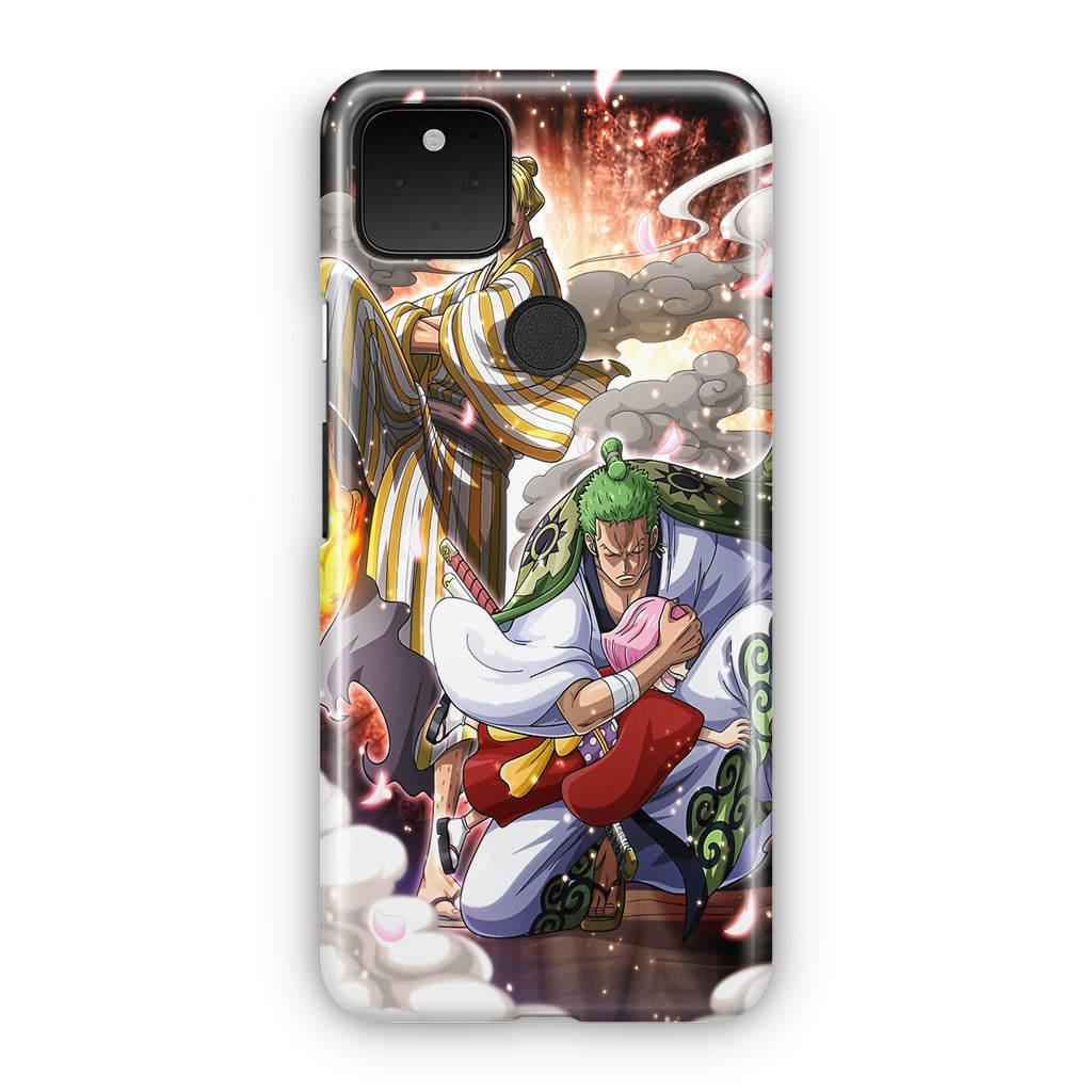 Sanji And Zoro Saving Otoko Google Pixel 5 Case