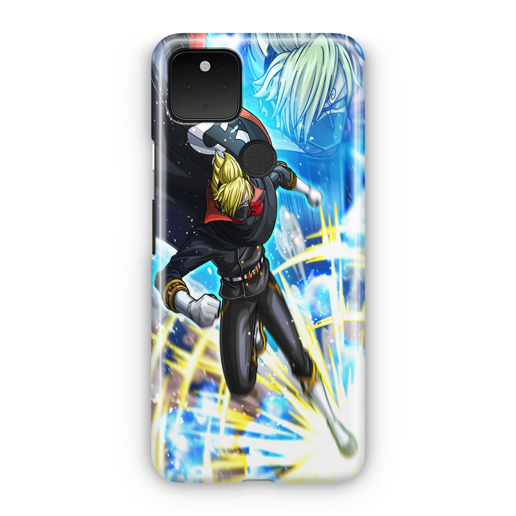 Sanji In Stealth Black Suit Google Pixel 5 Case