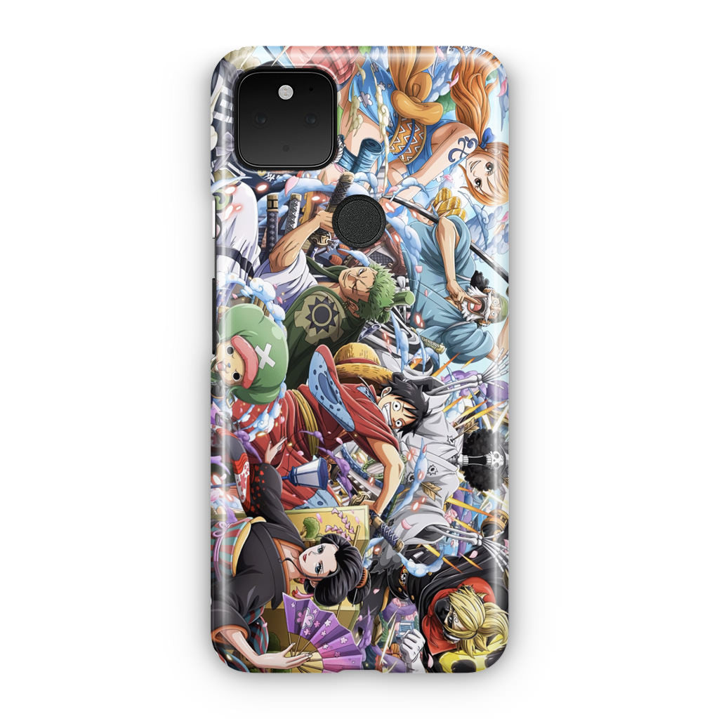 Straw Hat Pirates Arc Wano Google Pixel 5 Case