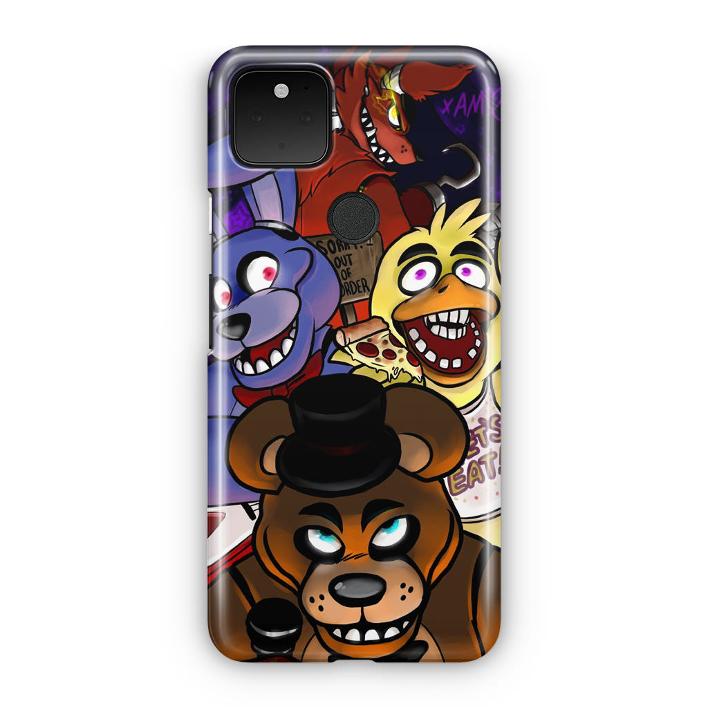 Five Nights at Freddy's Characters Google Pixel 5 Case