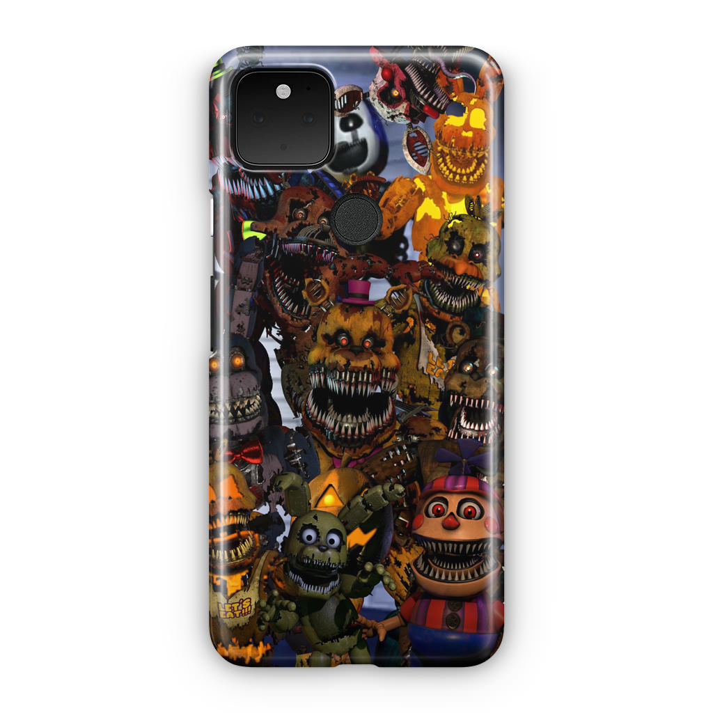 Five Nights at Freddy's Scary Characters Google Pixel 5 Case