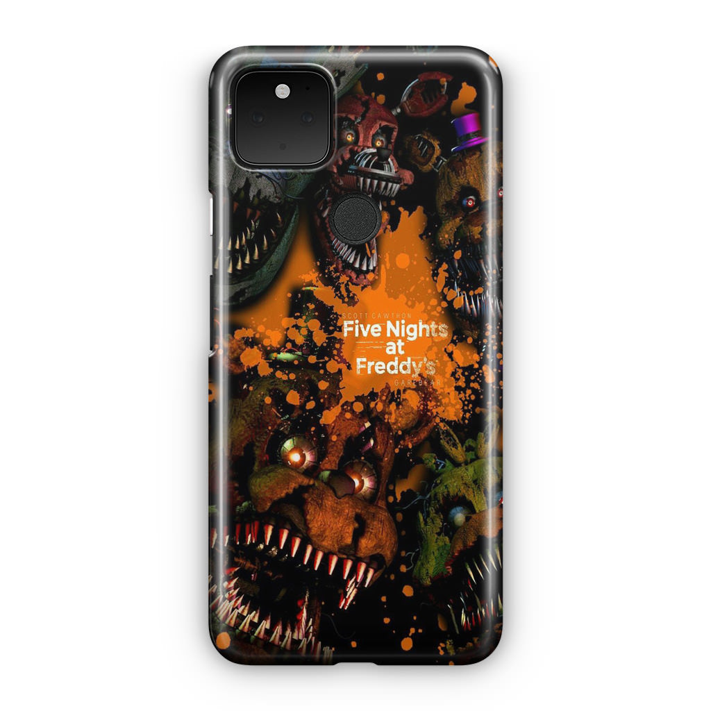 Five Nights at Freddy's Scary Google Pixel 5 Case