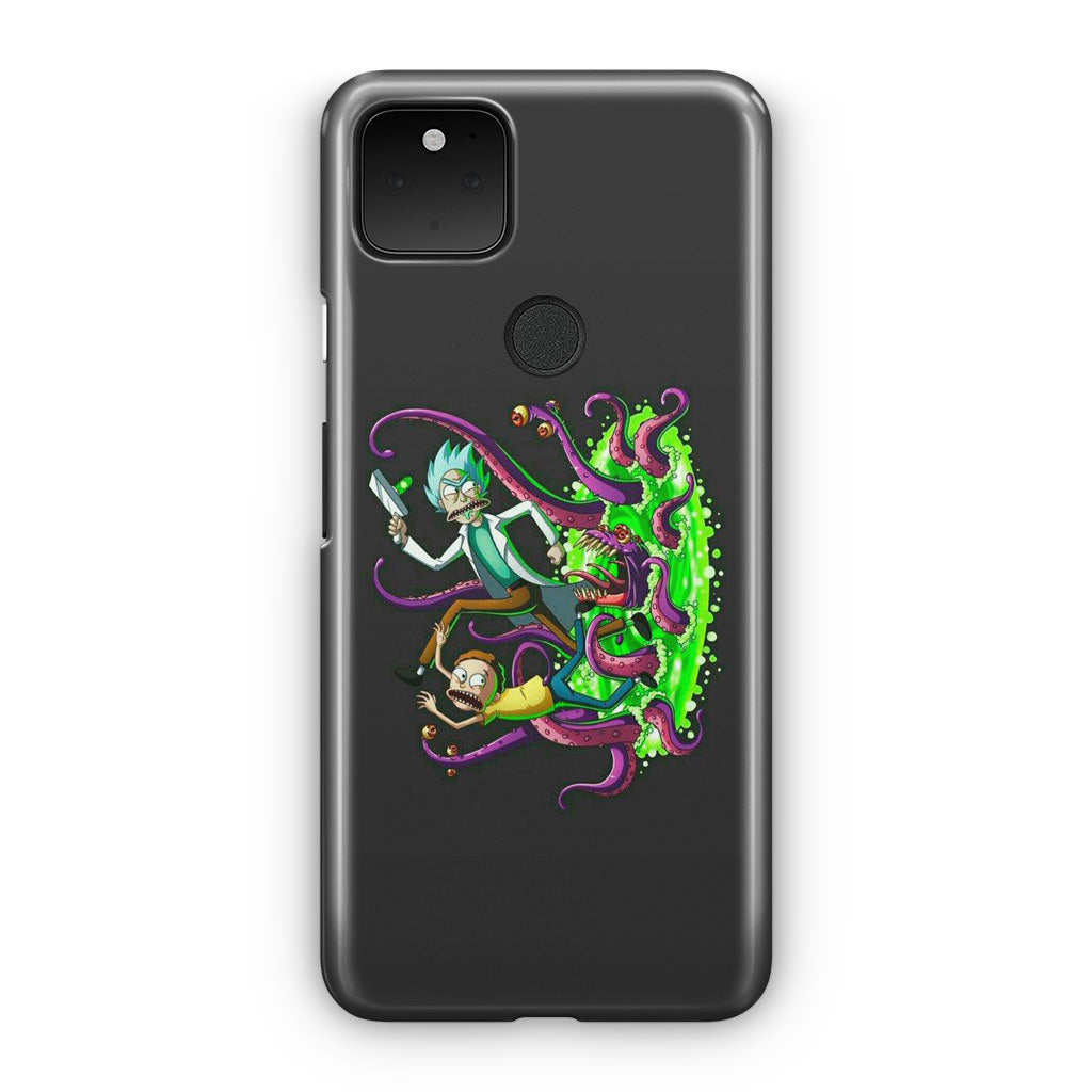 Rick And Morty Pass Through The Portal Google Pixel 5 Case