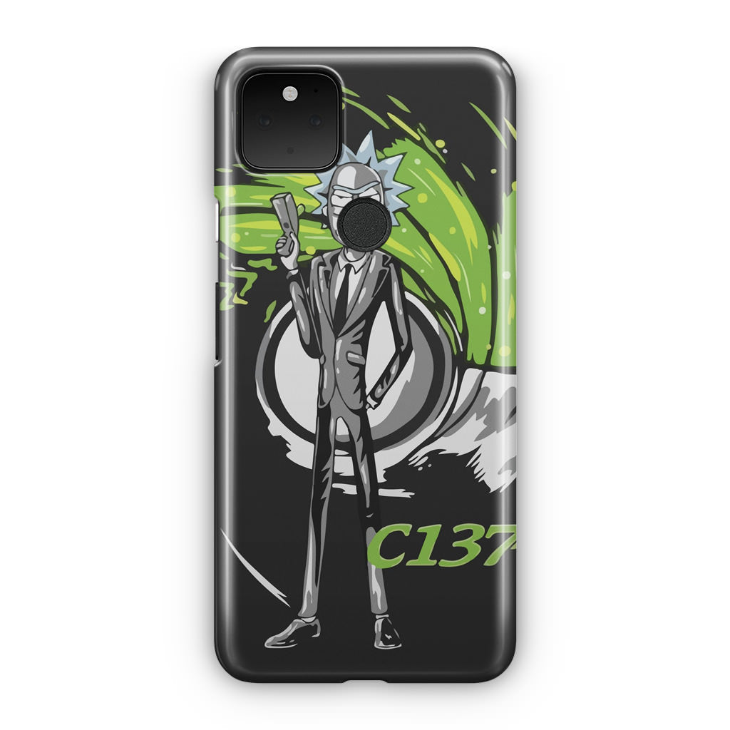 Rick Sanchez Agent C137 Google Pixel 5 Case