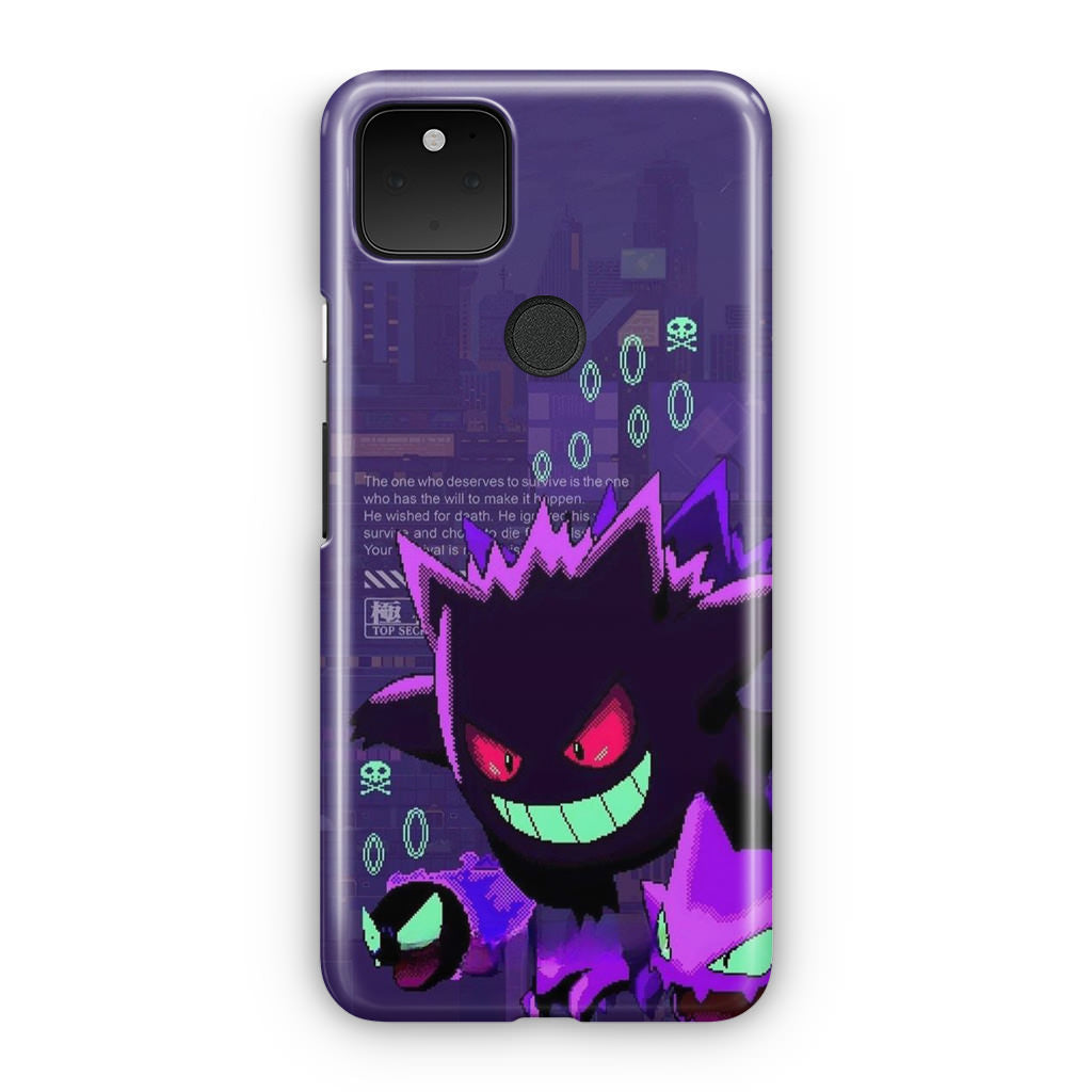 Gengar Pixel Art Google Pixel 5 Case