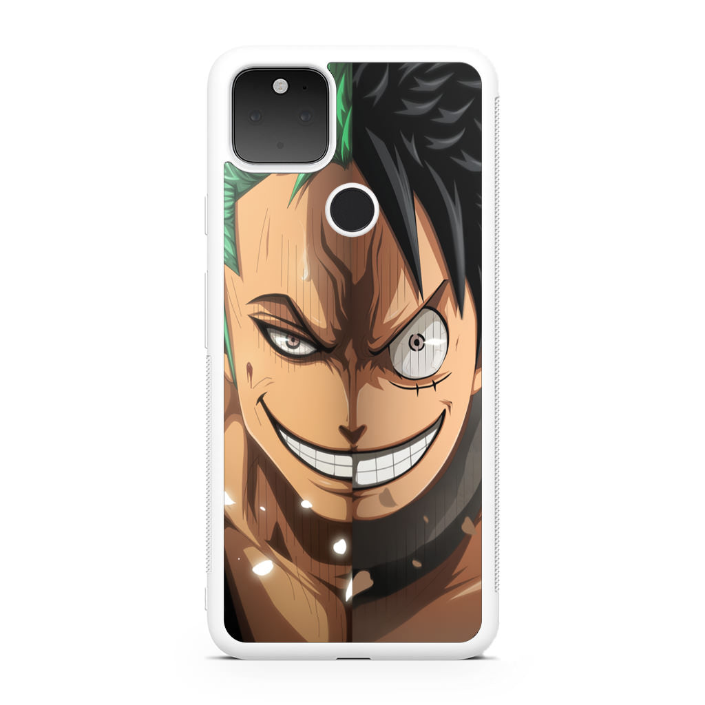 Luffy And Zoro Half Smile Google Pixel 5 Case