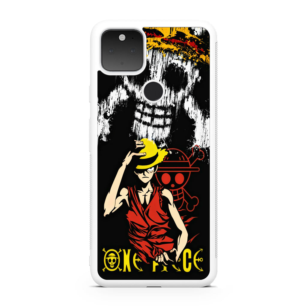 Monkey D Luffy Paint Art Google Pixel 5 Case