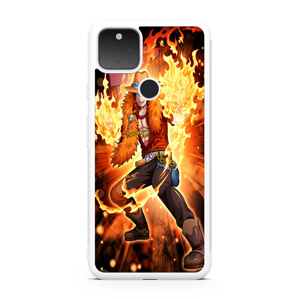 Portgas D Ace Fire Power Google Pixel 5 Case