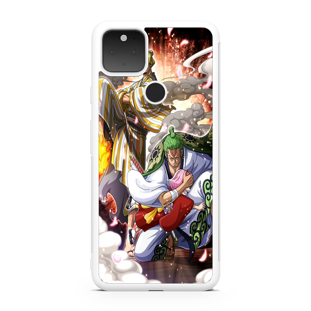 Sanji And Zoro Saving Otoko Google Pixel 5 Case