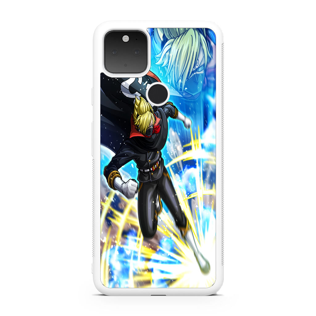 Sanji In Stealth Black Suit Google Pixel 5 Case