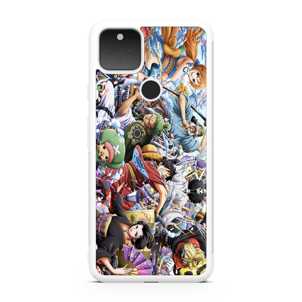 Straw Hat Pirates Arc Wano Google Pixel 5 Case