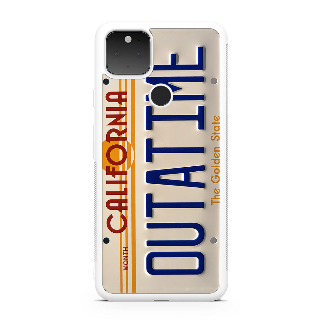 Back to the Future License Plate Outatime Google Pixel 5 Case