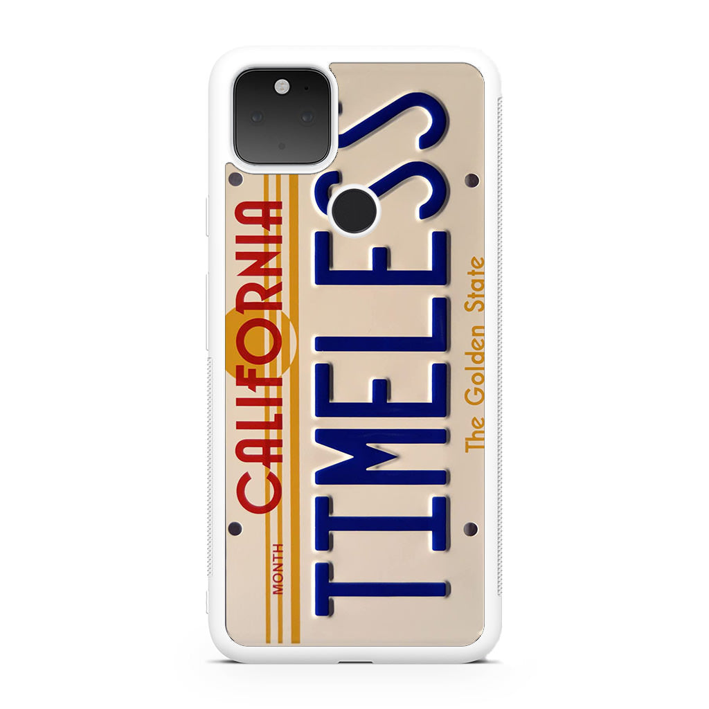 Back to the Future License Plate Timeless Google Pixel 5 Case