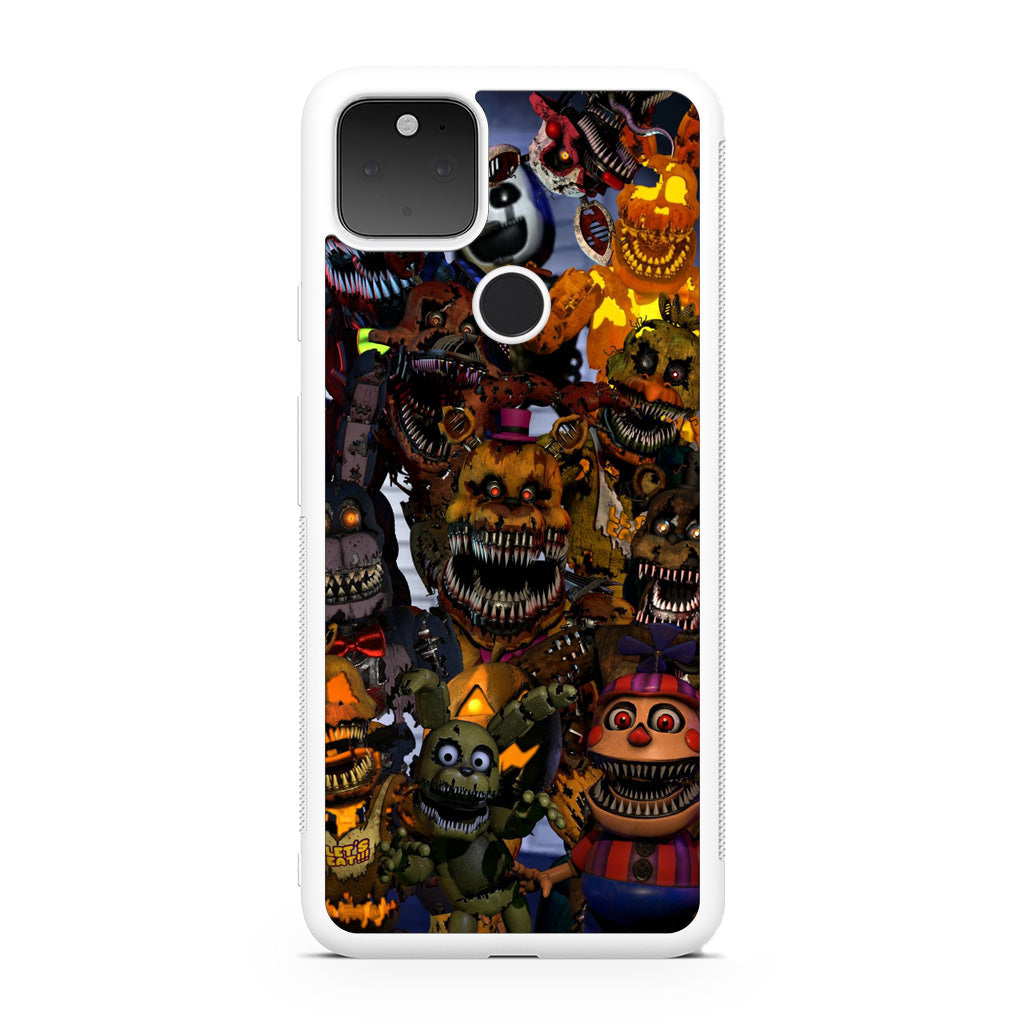 Five Nights at Freddy's Scary Characters Google Pixel 5 Case