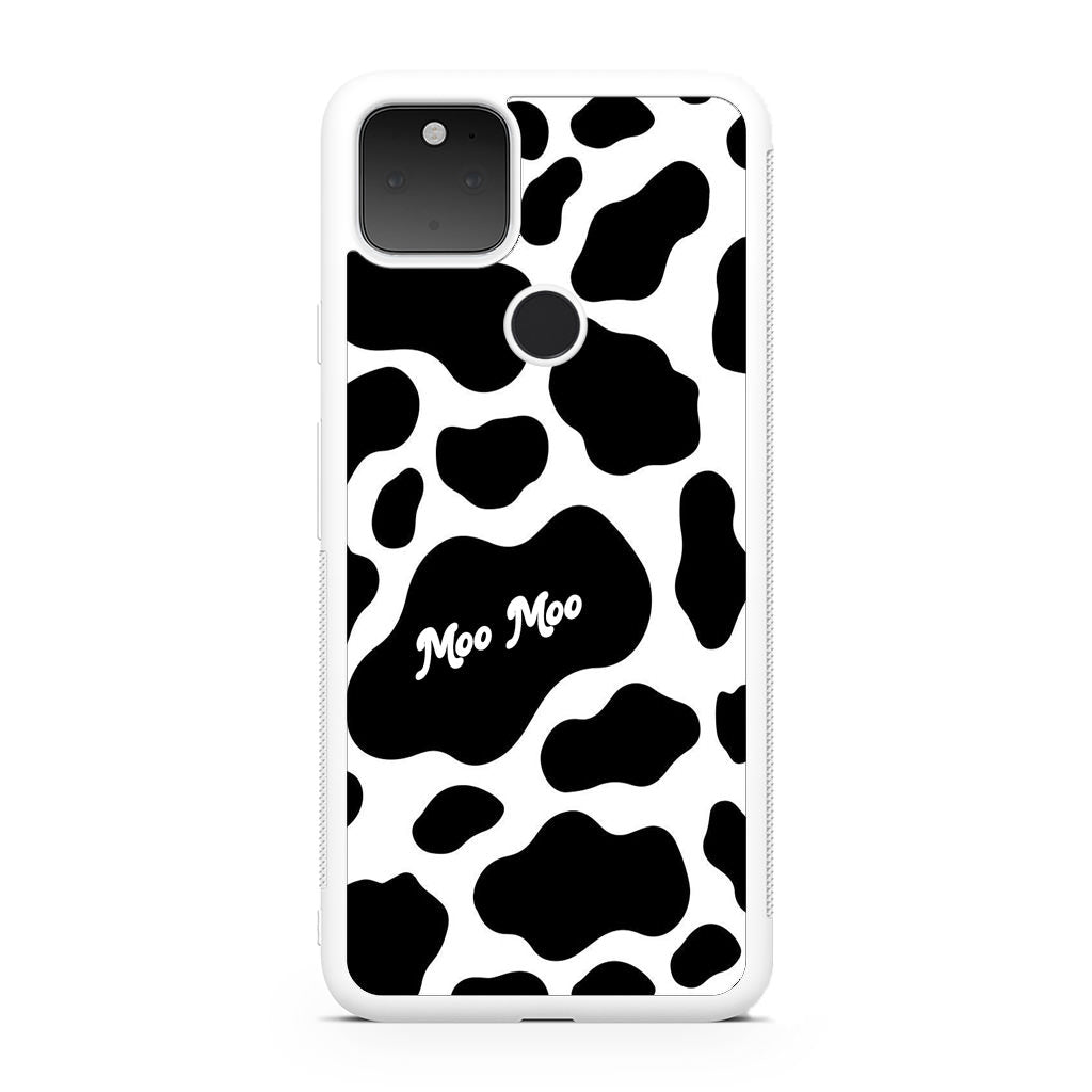 Moo Moo Pattern Google Pixel 5 Case