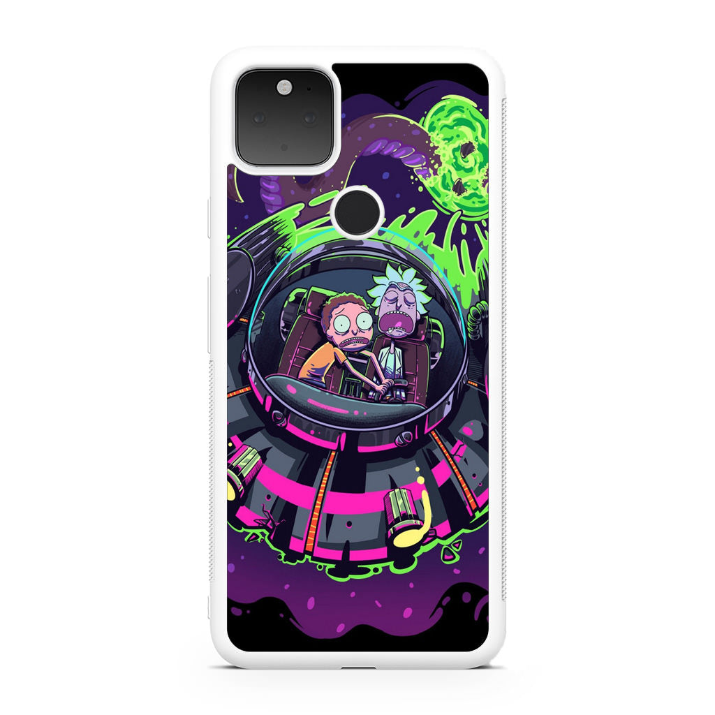 Rick And Morty Spaceship Google Pixel 5 Case