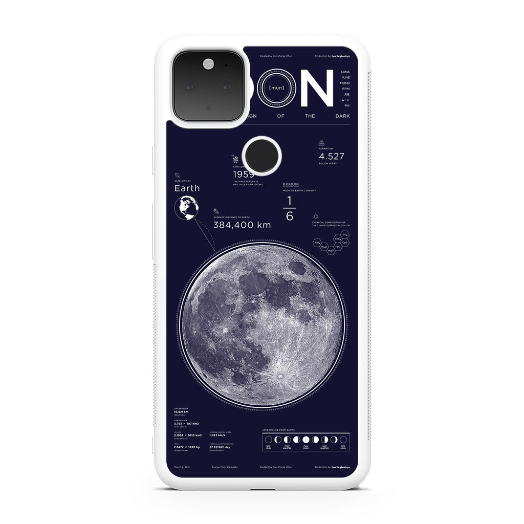 The Moon Google Pixel 5 Case