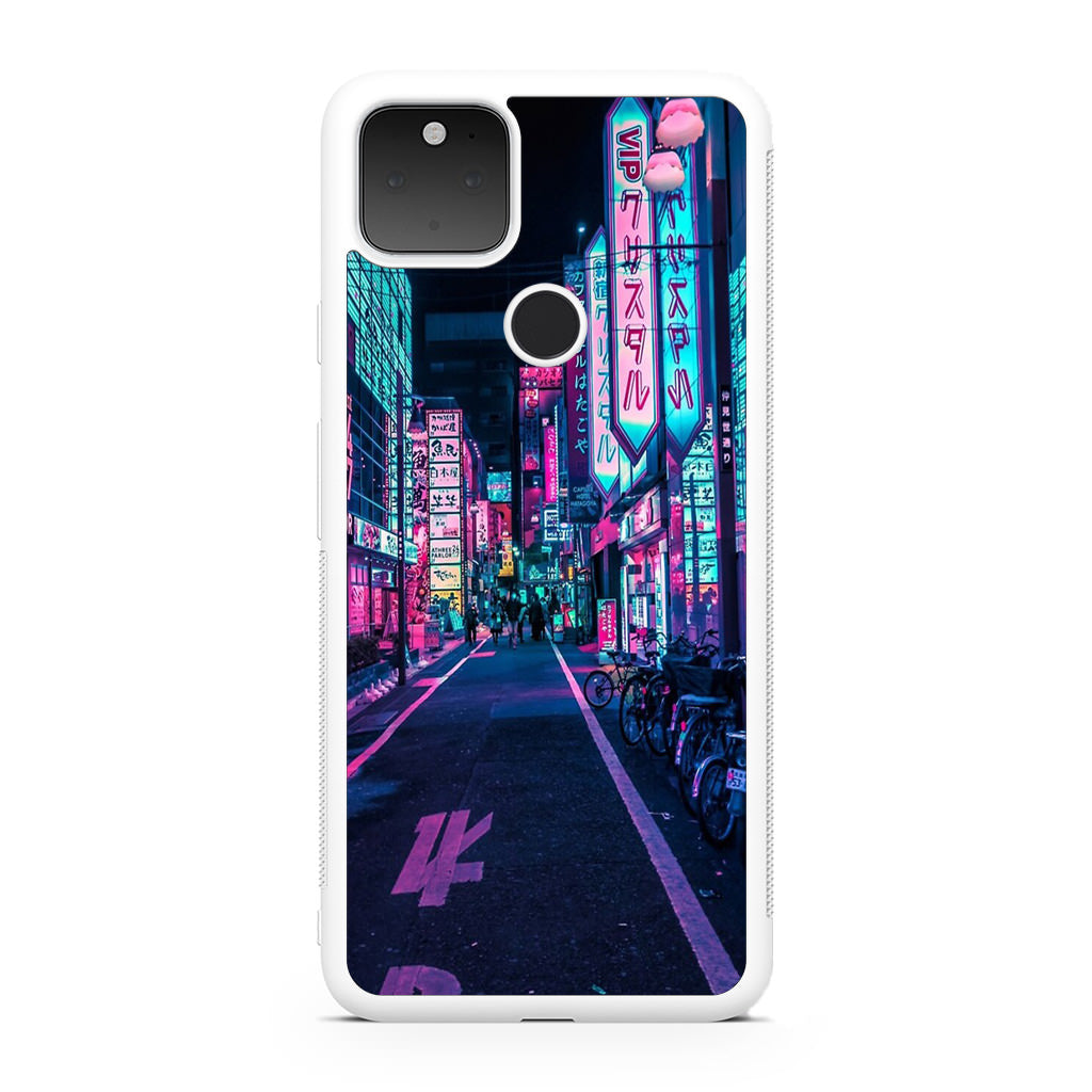 Tokyo Street Wonderful Neon Google Pixel 5 Case