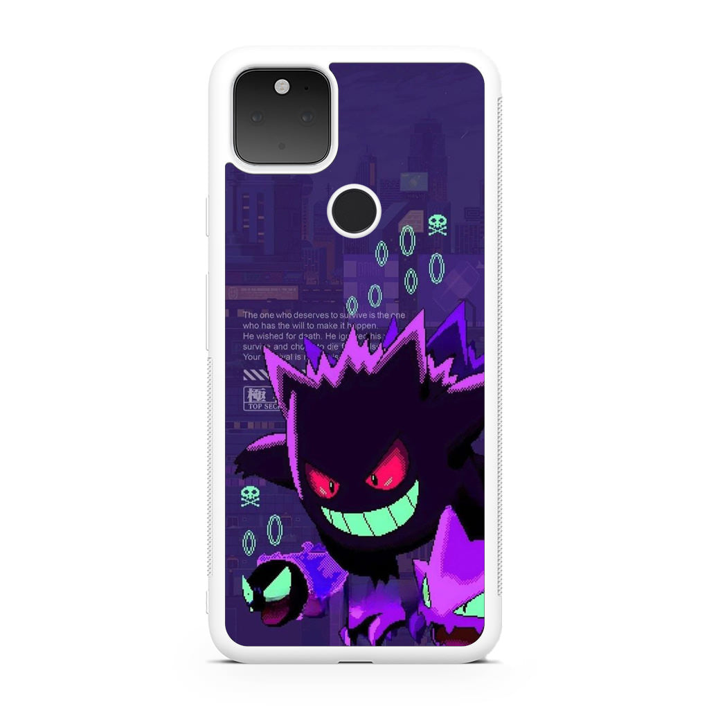 Gengar Pixel Art Google Pixel 5 Case