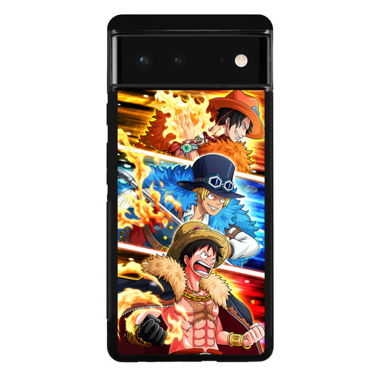 Ace Sabo Luffy Google Pixel 6 Case