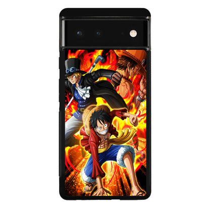 Ace Sabo Luffy Brotherhood Google Pixel 6 Case