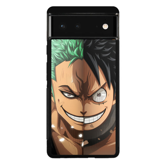 Luffy And Zoro Half Smile Google Pixel 6 Case