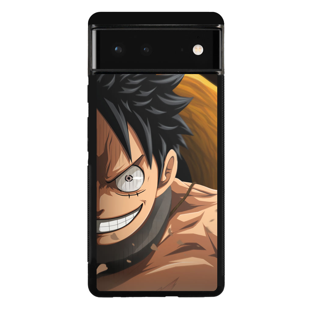 Luffy Half Smile Google Pixel 6 Case