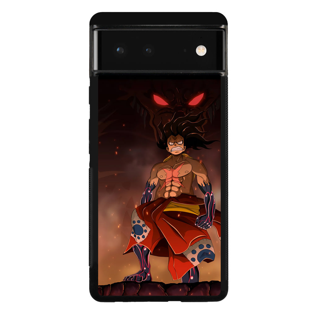 Luffy Snake Man Form Google Pixel 6 Case