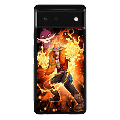 Portgas D Ace Fire Power Google Pixel 6 Case