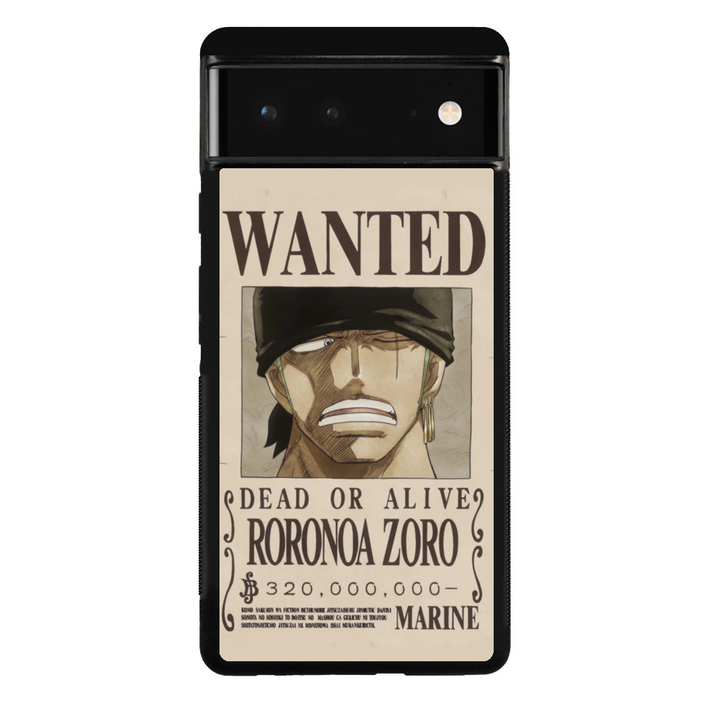 Roronoa Zoro Bounty Google Pixel 6 Case