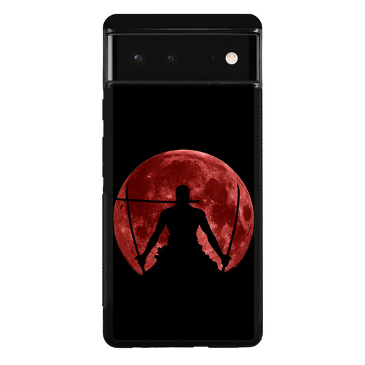 Silhouette Of Zoro In Santoryu Mode Google Pixel 6 Case