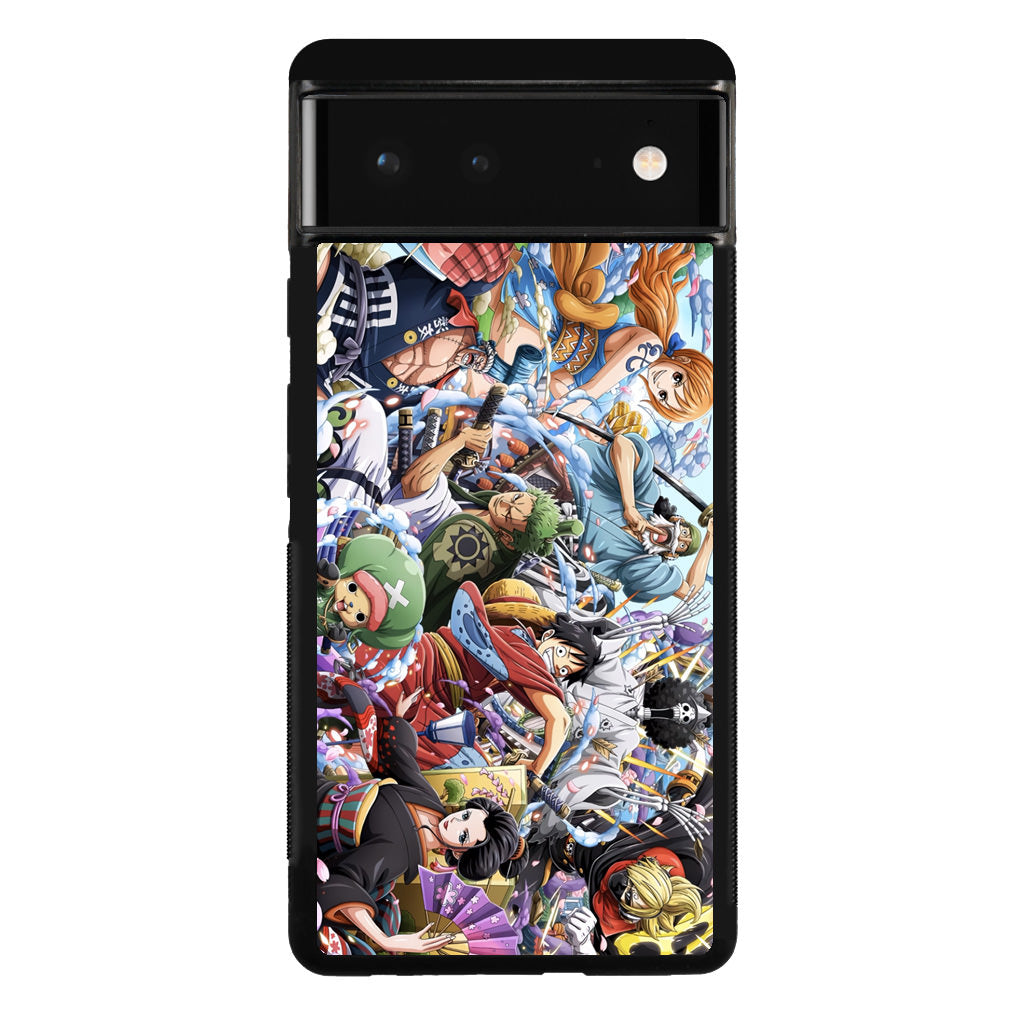 Straw Hat Pirates Arc Wano Google Pixel 6 Case