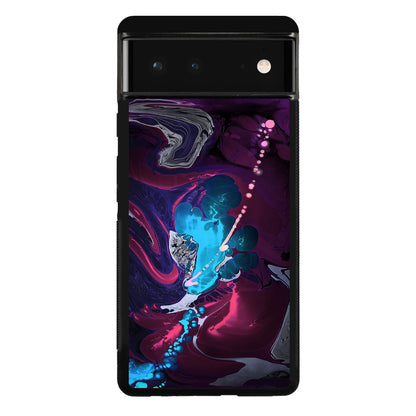 Abstract Purple Blue Art Google Pixel 6 Case