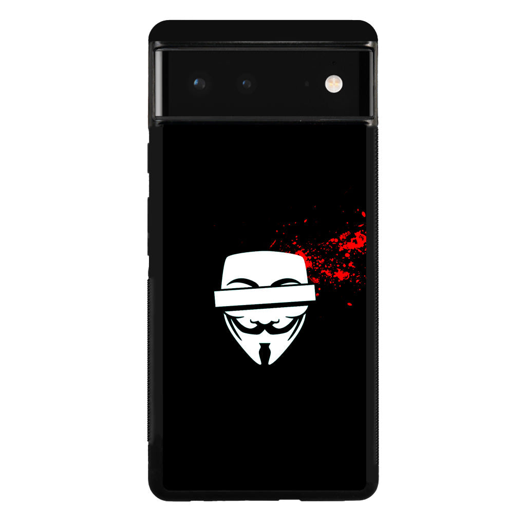 Anonymous Blood Splashes Google Pixel 6 Case